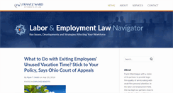 Desktop Screenshot of laboremploymentlawnavigator.com