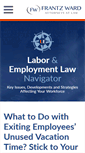 Mobile Screenshot of laboremploymentlawnavigator.com
